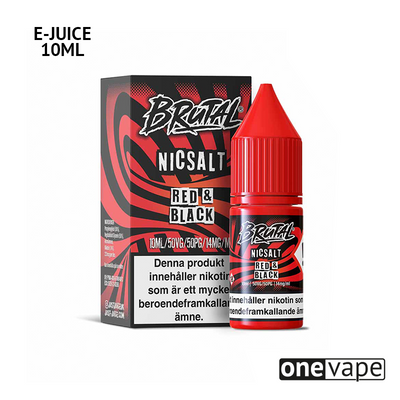 Just Juice Brutal - Red & Black (10ml, Nic Salt)