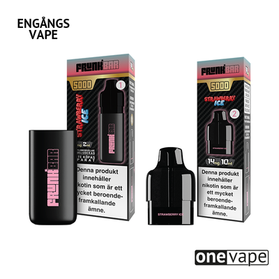 Frunk 5000 Engångs Vape - Strawberry Ice