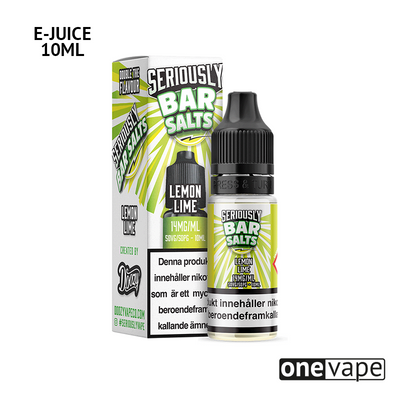 Seriously Bar Salts - Lemon Lime (10ml, Nic Salt)