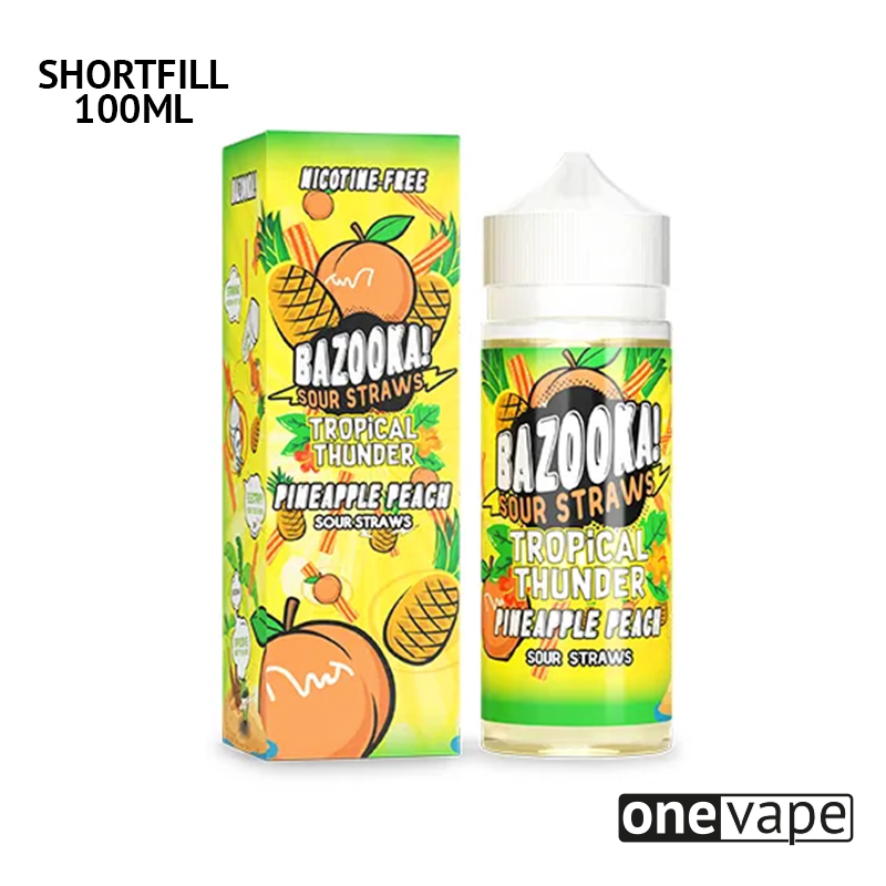 Bazooka Tropical Thunder - Pineapple Peach (100ml Shortfill)