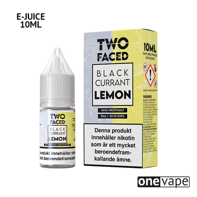 Two Faced - Blackcurrant Lemon (10ml, Nic Salt)