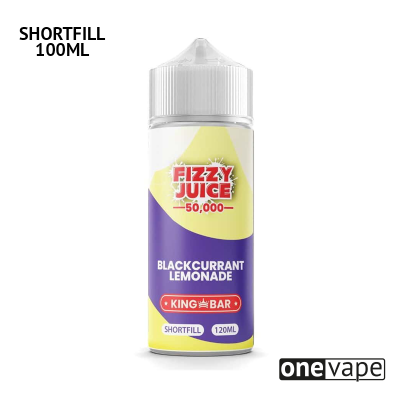 Fizzy King Bar - Blackcurrant Lemonade (100ml Shortfill)