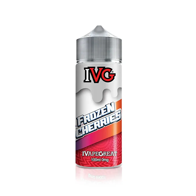 IVG Frozen Cherries originalflaska mot vit bakgrund