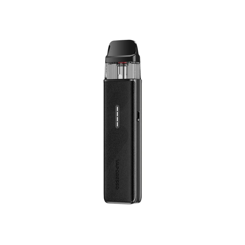Vaporesso XROS 5 MINI i färgen Mist Black – kompakt e-cigarett med transparent pod och stilren design i svart utförande