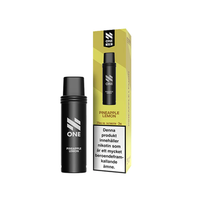 N One Mesh Pod V2 Pineapple Lemon bredvid originalförpackning