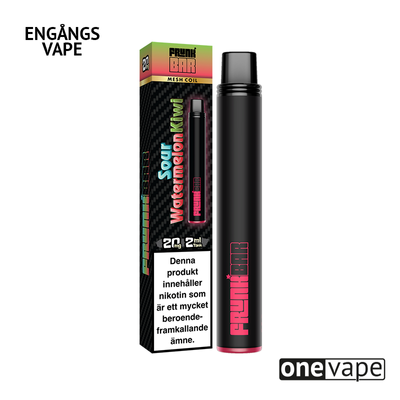 Frunk Bar Mesh Engångs Vape - Sour Watermelon Kiwi