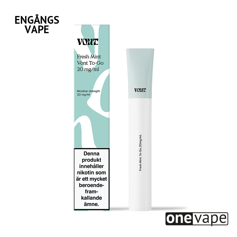 Vont To-Go Engångs Vape - Fresh Mint