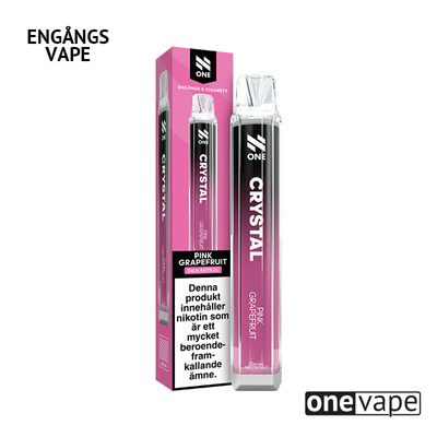 N One Crystal Mesh Engångs Vape - Pink Grapefruit