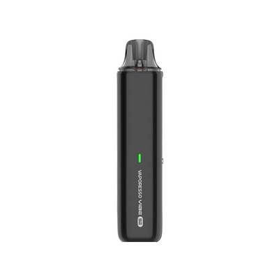 Vaporesso VIBE SE i färgen Black – kompakt e-cigarett med RGB-indikator och svart design