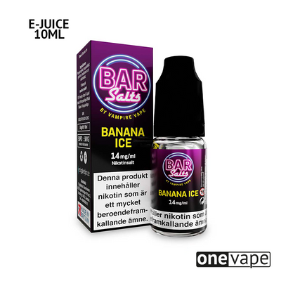 Bar Salts - Banana Ice (10ml, Nic Salt)