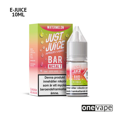 Just Juice Bar - Watermelon (10ml, Nic Salt)