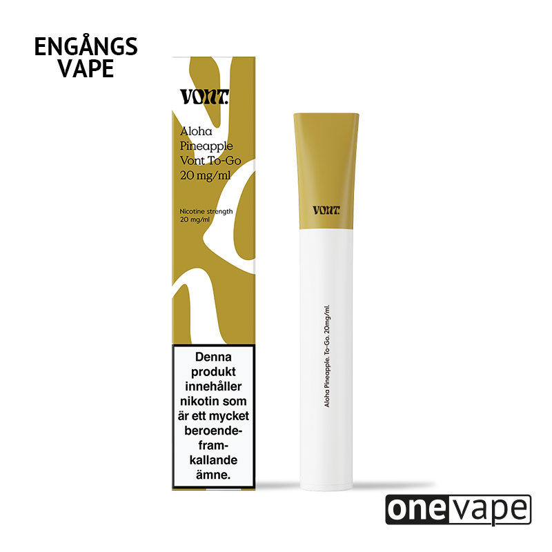 Vont To-Go Engångs Vape - Aloha Pineapple