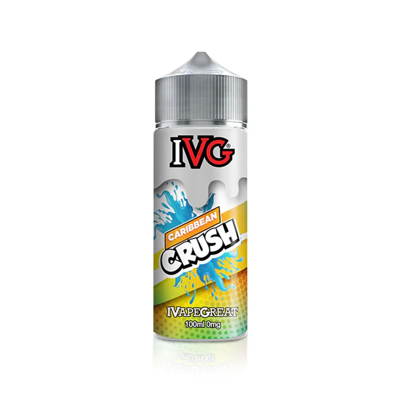 IVG Caribbean Crush originalflaska mot vit bakgrund