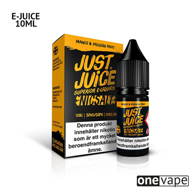 Just Juice - Mango & Passion Fruit (10ml, Nic Salt)