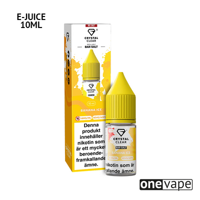 Crystal Clear - Banana Ice (10ml, Nic Salt)
