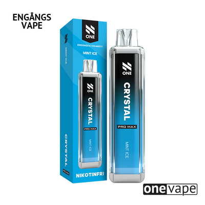 N One Crystal ZERO Engångs Vape - Mint Ice