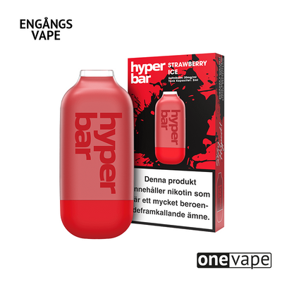 Hyper Bar Mesh Engångs Vape - Strawberry Ice