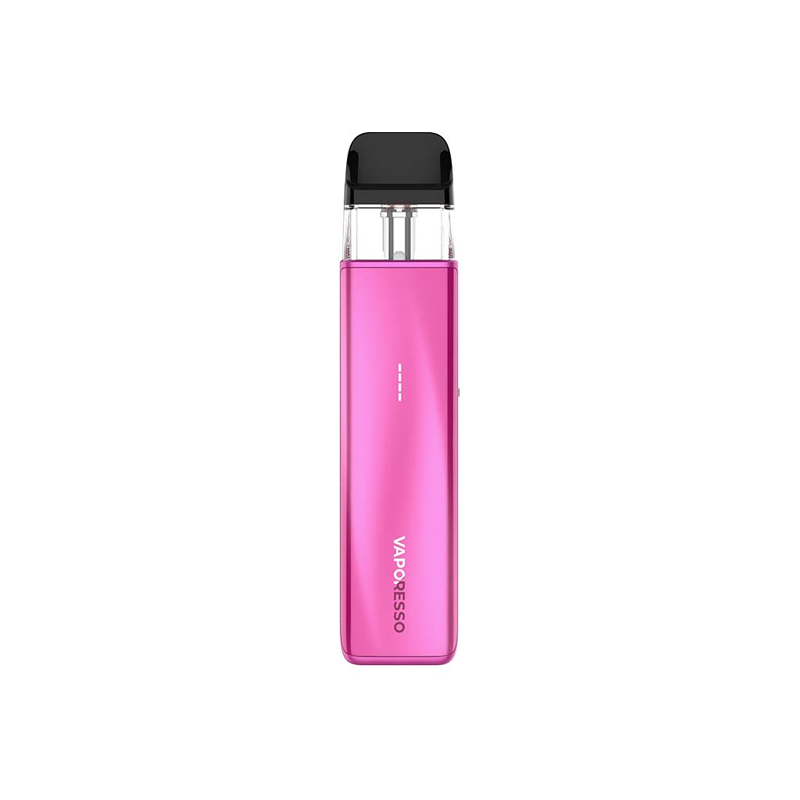 Vaporesso XROS 5 MINI i färgen Rose Red – kompakt e-cigarett med transparent pod och stilren design i rosa utförande