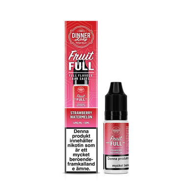 Dinner Lady Bar Salts - Strawberry Watermelon (10ml, Nic Salt)