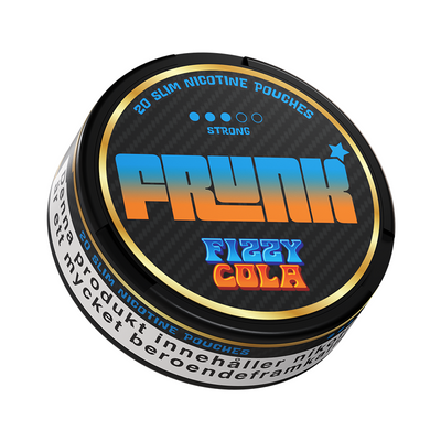 Vitt snus Frunk Slim Fizzy Cola 9 mg med dosa
