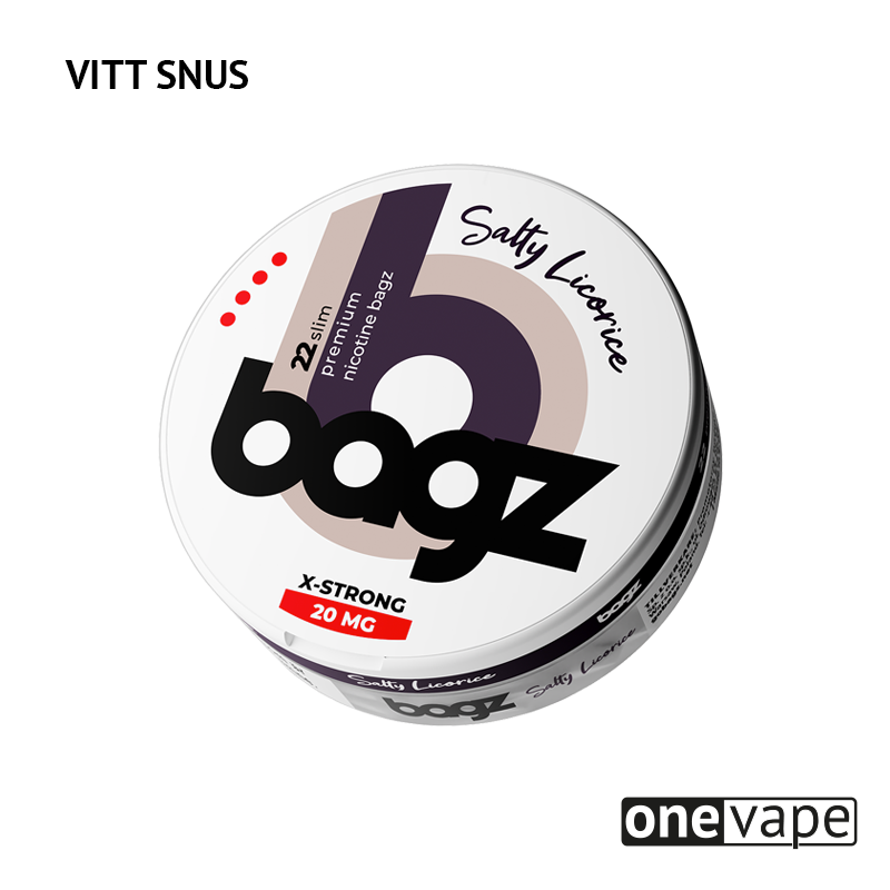 Bagz - Salty Liqorice (Vitt Snus)