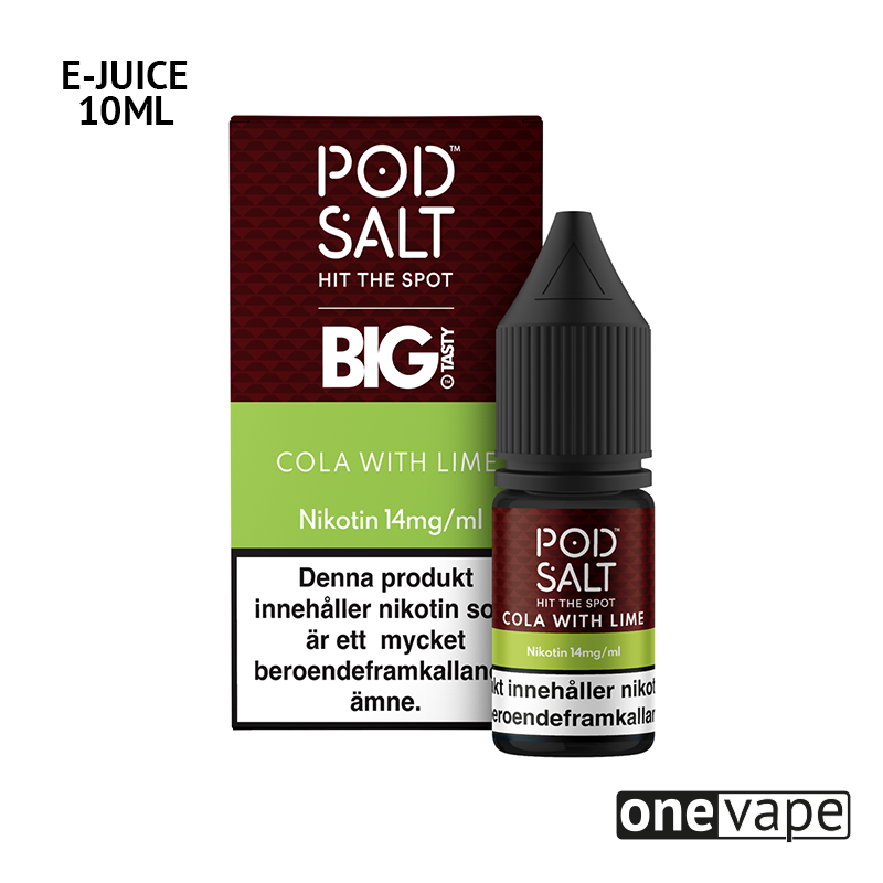 Pod Salt Fusion - Cola With Lime (10ml, Nic Salt)