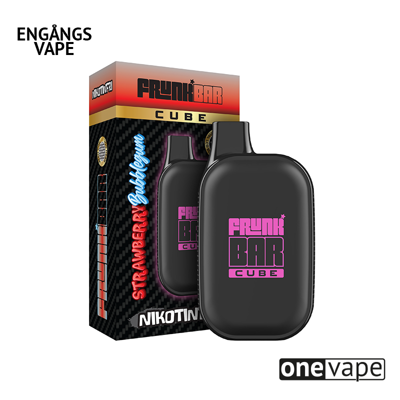Frunk Bar Cube ZERO Mesh Engångs Vape - Strawberry Bubblegum