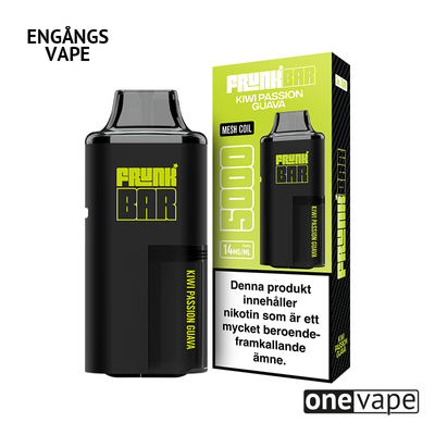 Frunk 5000 Engångs Vape - Kiwi Passion Guava