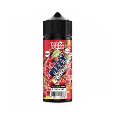 fizzy Cherry Kola originalflaska mot vit bakgrund