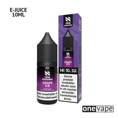 N One Salt - Grape Ice (10ml, Nic Salt)