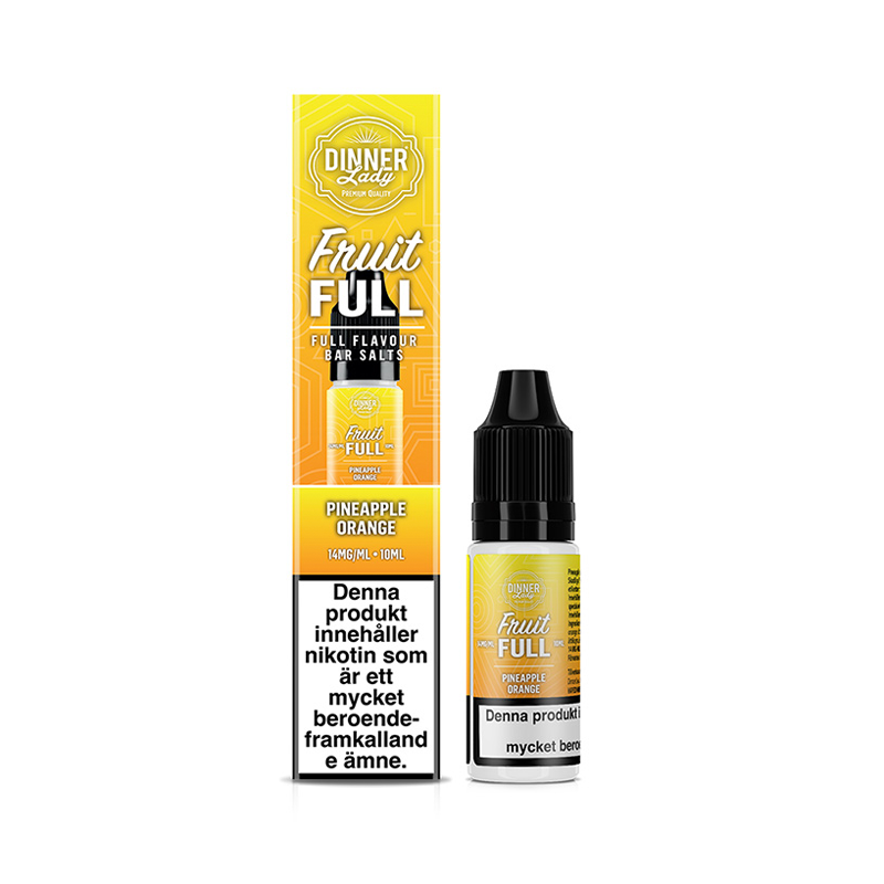 Dinner Lady Bar Salts - Pineapple Orange (10ml, Nic Salt)