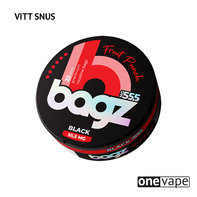 Bagz - Fruit Punch Black (Vitt Snus)