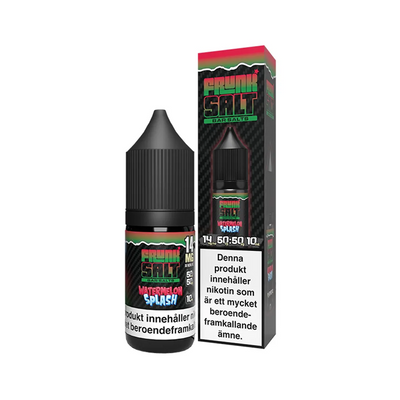 E-juice Frunk Bar Salt Watermelon Splash 14 mg 10 ml med flaska och kartong