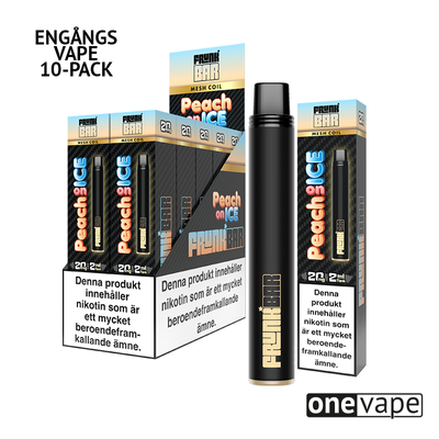 Frunk Bar Mesh Engångs Vape - Peach on Ice (10-Pack)
