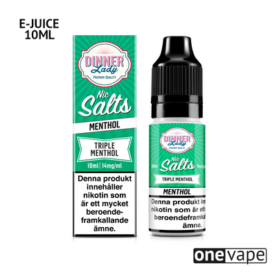 Dinner Lady - Triple Menthol (10ml, Nic Salt)