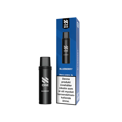 N One Mesh Pod V2 Blueberry bredvid originalförpackning