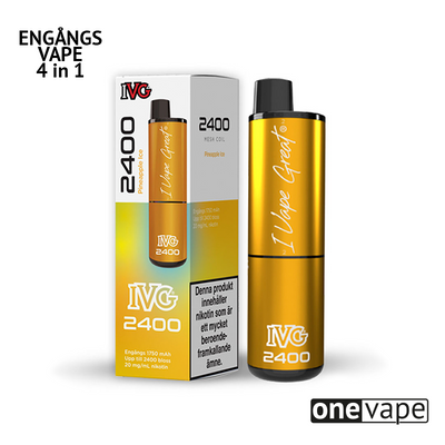 IVG 2400 4in1 Mesh Engångs Vape - Pineapple Ice