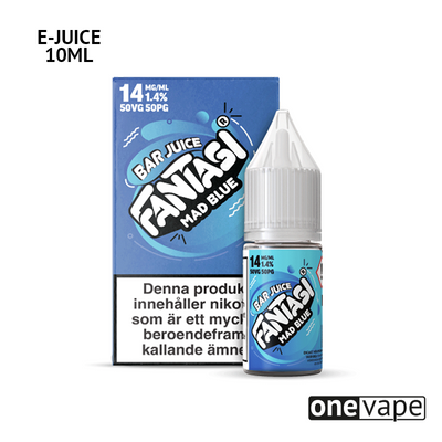 Fantasi Bar Salt - Mad Blue (10ml, Nic Salt)