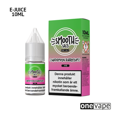 Smooth Salts - Watermelon Bubblegum (10ml, Nic Salt)