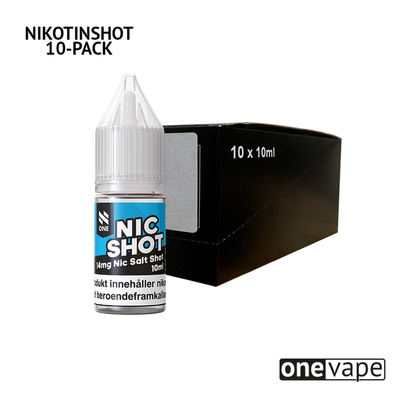 N One - Nikotinshot Salt 14mg 70VG/30PG (10-Pack)