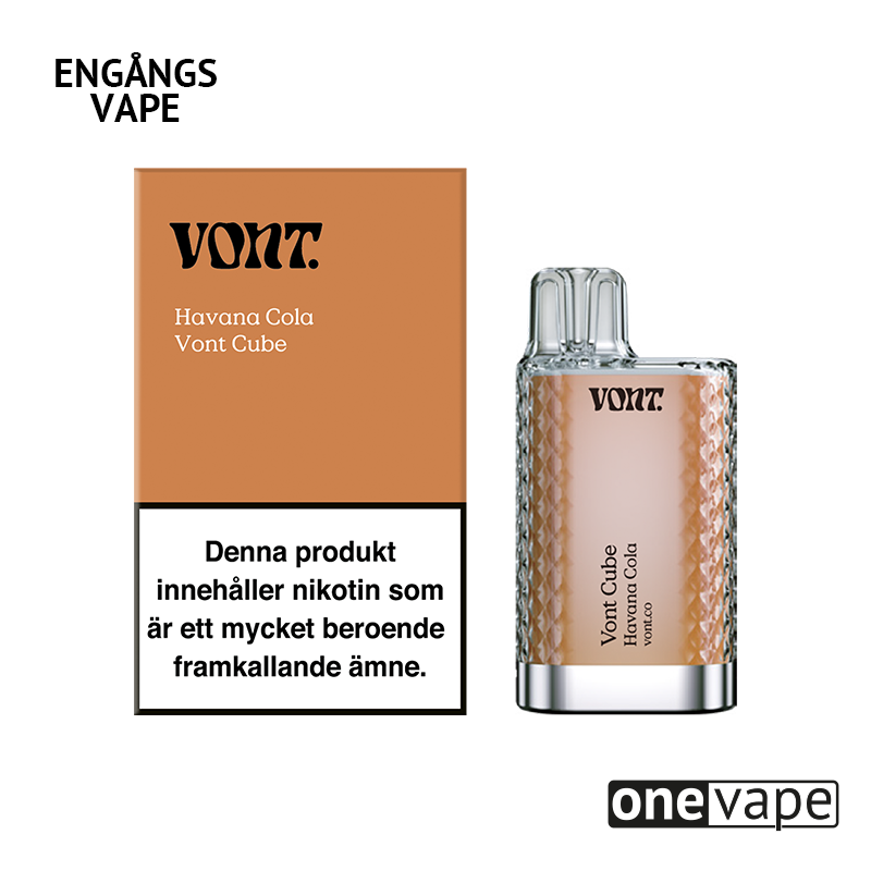 Vont Cube Engångs Vape - Havana Cola