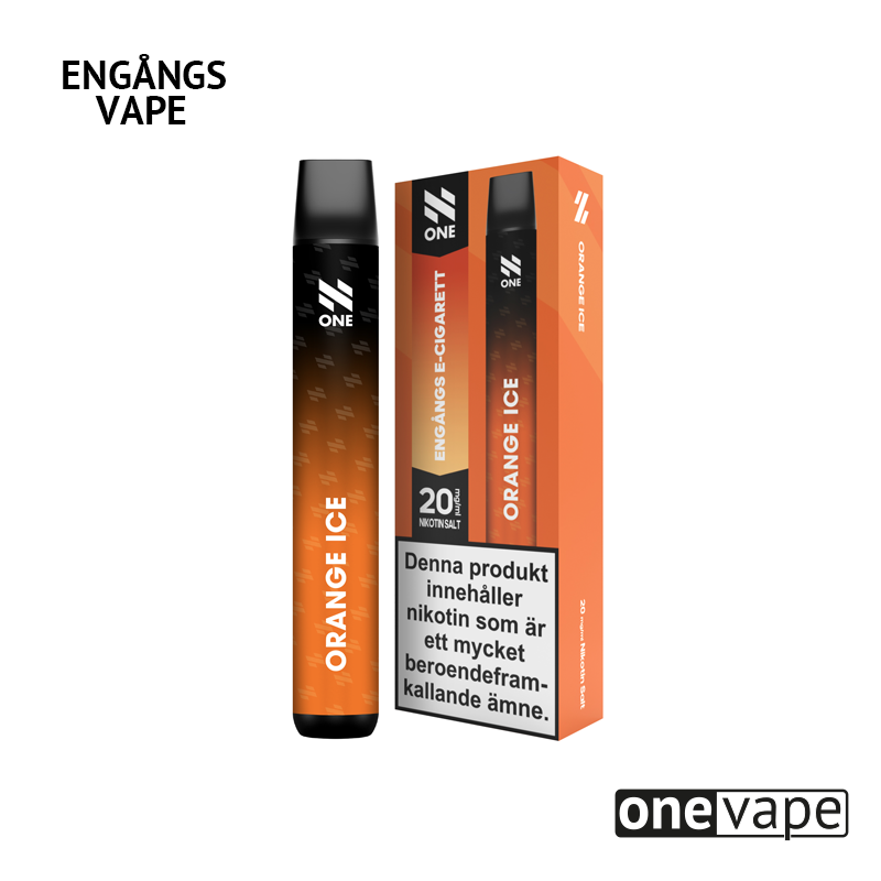 N One Engångs Vape - Orange Ice