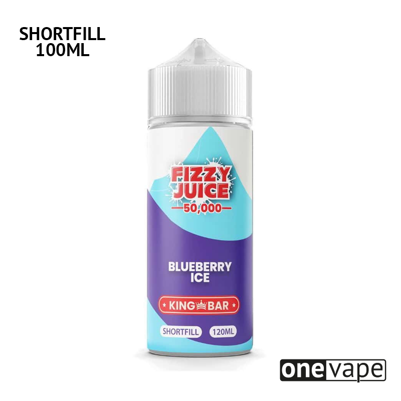 Fizzy King Bar - Blueberry Ice (100ml Shortfill)