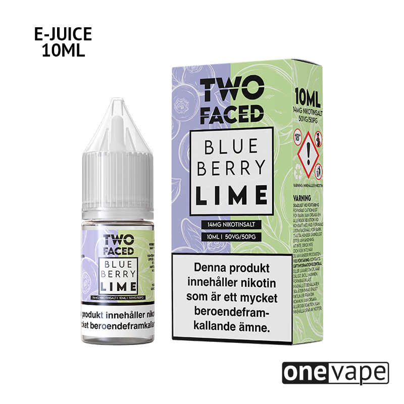 Two Faced - Blueberry Lime (10ml, Nic Salt)