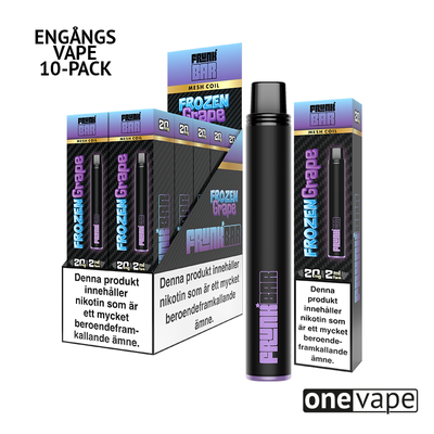 Frunk Bar Mesh Engångs Vape - Frozen Grape (10-Pack