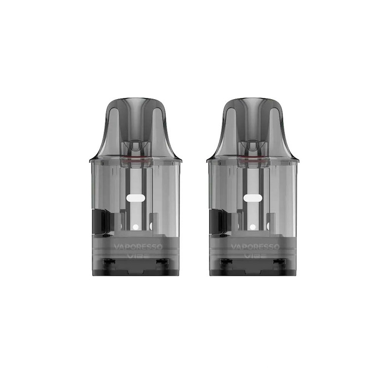 Vaporesso VIBE Dual Mesh poddar 2-pack – ersättningspoddar med transparent design och 4,5 ml kapacitet för VIBE-serien