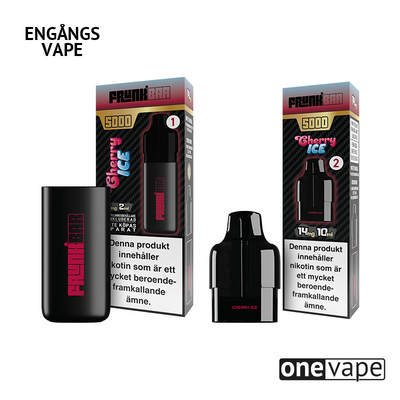 Frunk 5000 Engångs Vape - Cherry Ice