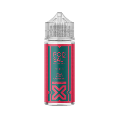 nexus Pear Apple Raspberry originalflaska mot vit bakgrund