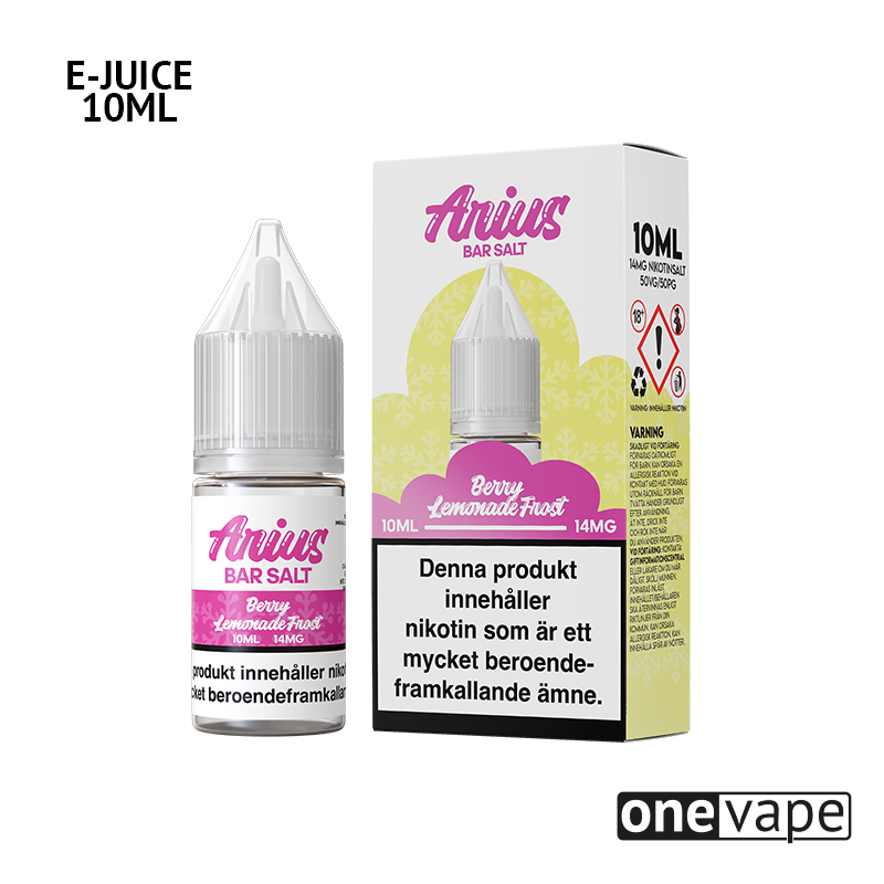 Arius Bar Salt - Berry Lemonade Frost (10ml, Nic Salt)