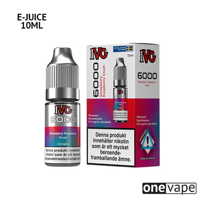 IVG 6000 - Strawberry Raspberry Crush (10ml, Nic Salt)